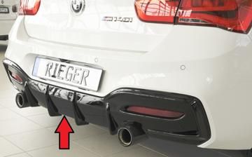 Rieger Rieger Heckeinsatz schwarz glänzend nur für M-Paket-Heckschürze, nur M135i / M140i