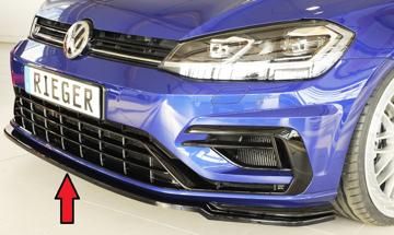 Rieger Rieger Spoilerschwert nur für R / R-Line schwarz glänzend für orig. Frontschürze