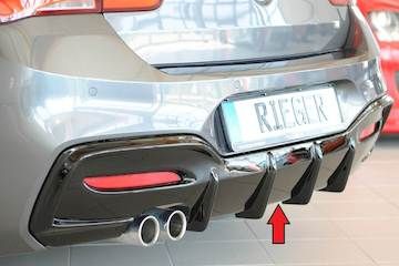 Rieger  Heckeinsatz (Typ: 88171) nur für M-Paket-Heckschürze, nicht M135i / M140i