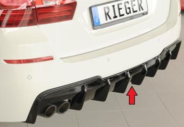 Rieger Rieger Heckeinsatz schwarz glänzend nur für M-Sport-Paket-Heckschürze